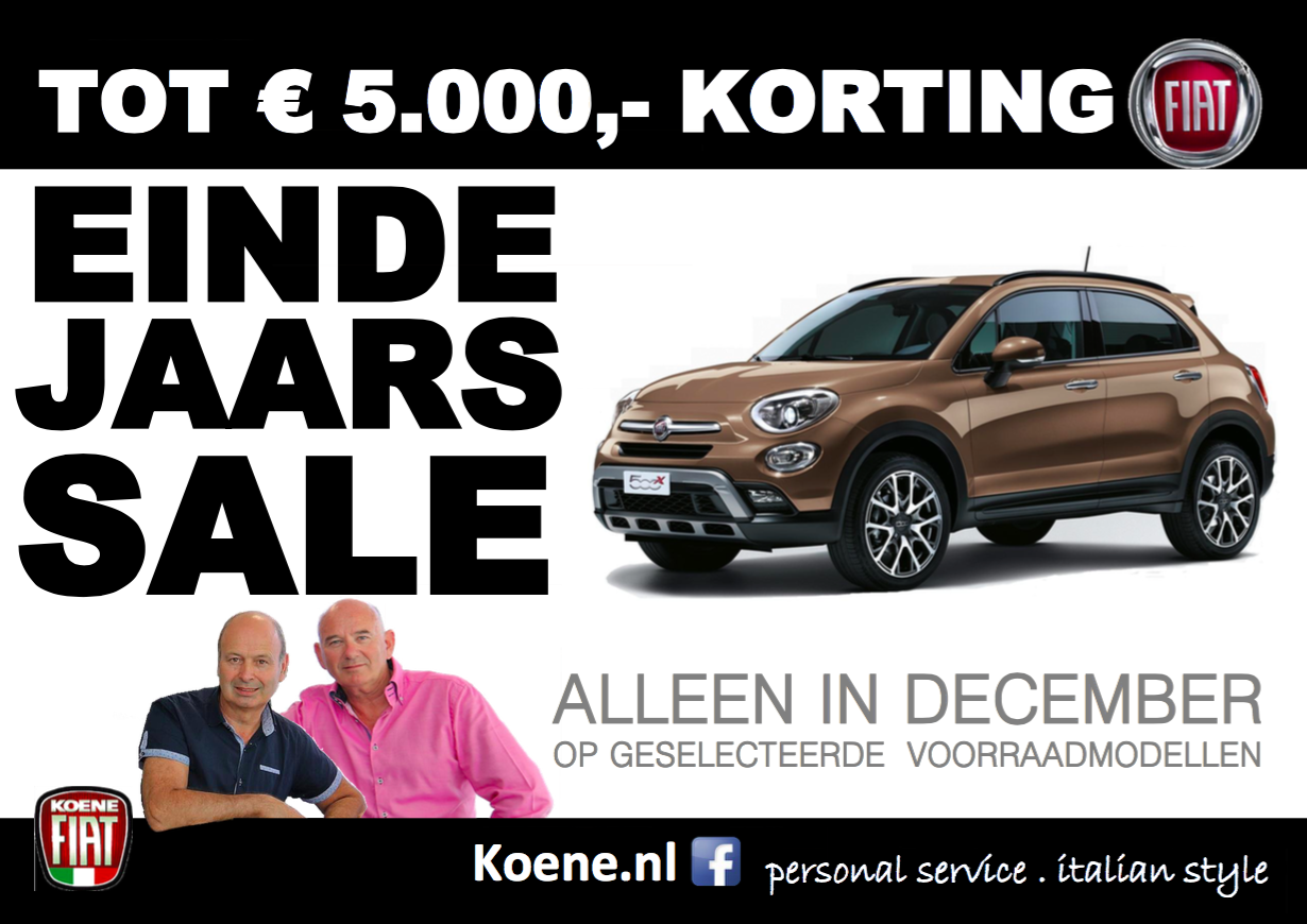 Eindejaar sale Koene